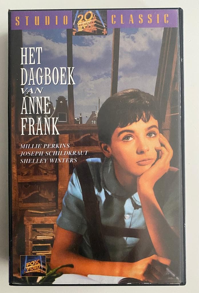 HET DAGBOEK VAN ANNE FRANK (1959) (VHS), Cd's en Dvd's, VHS | Film, Gebruikt