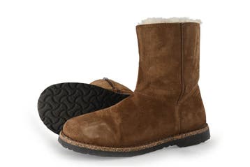Birkenstock Laarzen in maat 40 Bruin, Kleding | Dames, Schoenen, Hoge laarzen, Bruin, Verzenden, Zo goed als nieuw