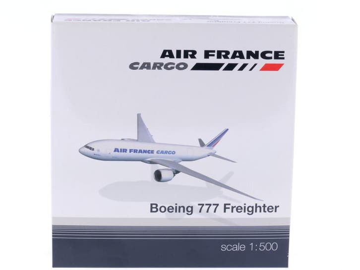 Schaal 1:500 Herpa 506793 Air France Cargo Boeing 777 Fre..., Hobby en Vrije tijd, Modelbouw | Vliegtuigen en Helikopters, Zo goed als nieuw