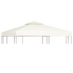 vidaXL Vervangend tentdoek prieel 310 g/m² 3x3 m crèmewit, Verzenden