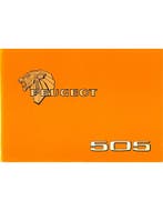 1980 PEUGEOT 505 INSTRUCTIEBOEKJE, Ophalen of Verzenden