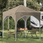 vidaXL Pop-up Feesttent 194 x 194 x 245 cm Crèmekleurig, Verzenden, Nieuw
