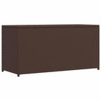 vidaXL Tuinbox 120x50x60 cm poly rattan bruin, Verzenden, Nieuw