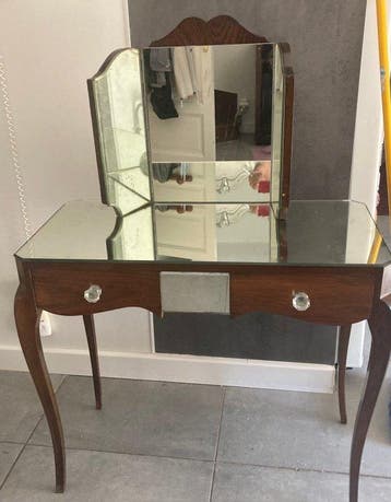Kaptafel - Hout - Kapster Art Nouveau