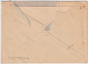 Zwitserland 1935 - 25 feb aerogram met multiafrankering met, Gestempeld