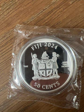 Fidji. 50 Cents 2024 1 oz, Popeye Coin (Sans prix de