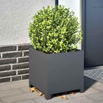 vidaXL Plantenbak 40x40x40 cm staal antracietkleurig, Verzenden