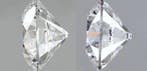 2 pcs Diamant (Naturelle) - 1.00 ct - Rond - D (incolore) -