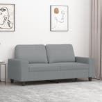 vidaXL Tweezitsbank / zetel 140 cm stof lichtgrijs, Verzenden, Nieuw
