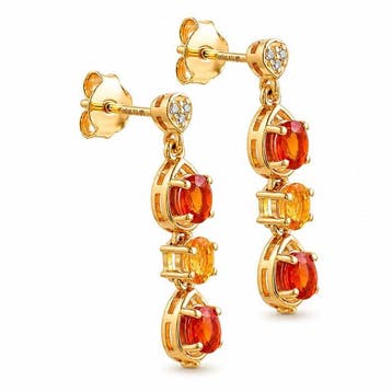 Zonder minimumprijs - Oorbellen - 14 karaat Geel goud -, Handtassen en Accessoires, Oorbellen, Nieuw