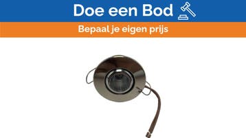 Bieden: Cantalupi EROS C05 stainless steel downlight spot, Ophalen of Verzenden