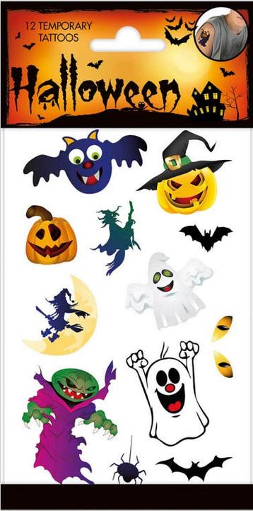 Halloween Tattoos Spook, Verzenden