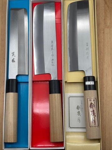 Japanese Kitchen Knives Set CA383    - Couteau de