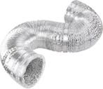 Flexibele ventilatieslang ongeïsoleerd, Doe-het-zelf en Bouw, Verzenden, Nieuw