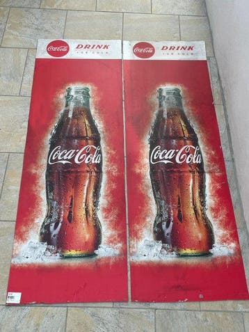 Coca-Cola - Enseigne publicitaire (2) - Métal