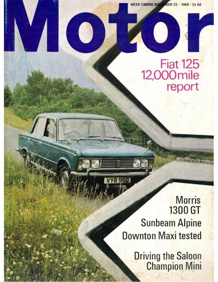 1969 MOTOR MAGAZINE 3518 ENGELS, Boeken, Auto's | Folders en Tijdschriften