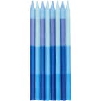 Blauwe Kaarsen 8st, Verzenden