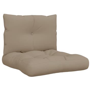 Palletkussens Taupe | 33% Retour Deal | Sla je slag, Verzenden, Zo goed als nieuw, Overige materialen, Tuinset