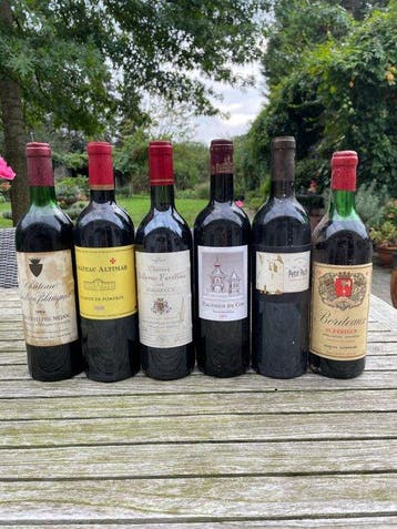 2001 Maison Noble Petit Puch 2016 Pagodes de Cos 1981
