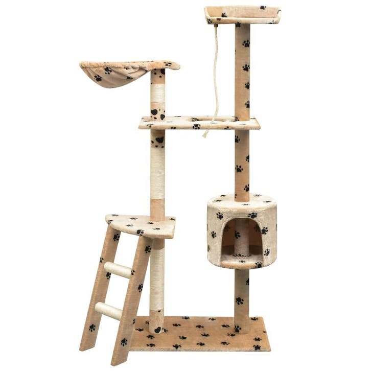 vidaXL Kattenkrabpaal met sisal krabpalen 150 cm, Dieren en Toebehoren, Katten-accessoires, Nieuw, Verzenden