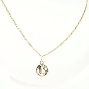 Ketting met hanger - 18 karaat Geel goud