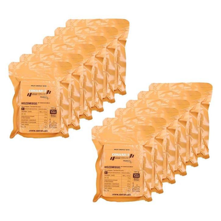 12x CONVAR-7 High Energy Bar - Peanut 120g Energybars Noodra, Verzamelen, Overige Verzamelen, Verzenden