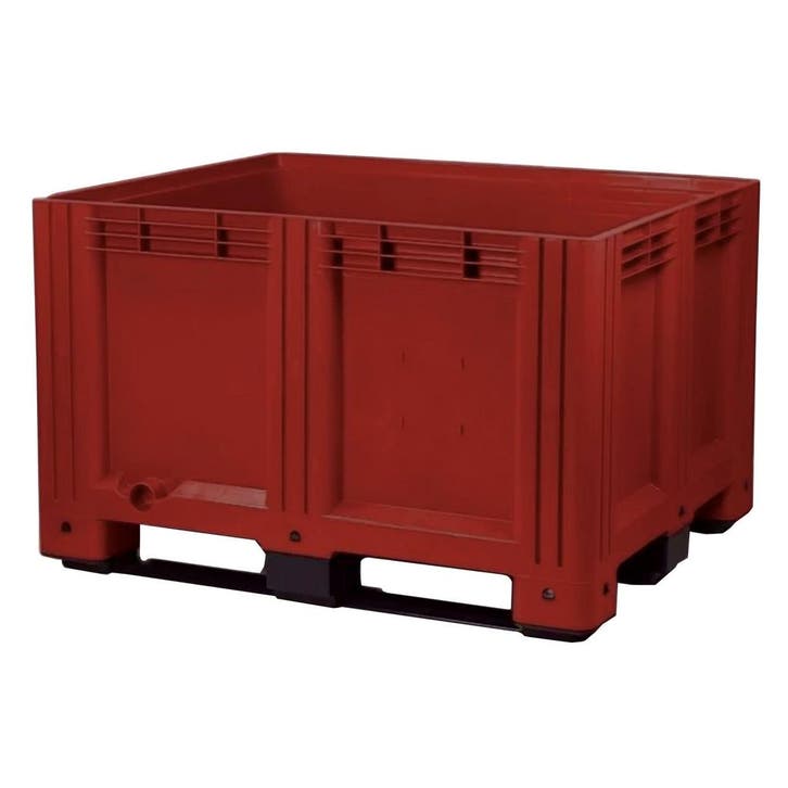 Palletbox MaxiLog 1200x1000x760 HDPE kunststof tweede, Articles professionnels, Aménagement de Bureau & Magasin | Entrepôt, Rayonnage & Stockage