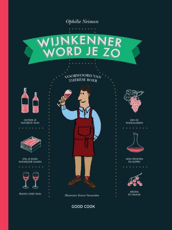 Wijnkenner word je zo 9789461431080 Ophélie Neiman, Boeken, Kookboeken, Zo goed als nieuw, Verzenden