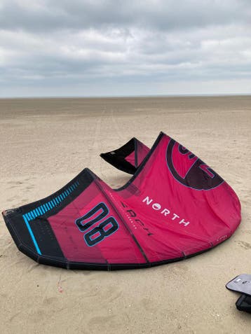 2025 North Reach Kite 8m, Watersport en Boten, Kitesurfen, Gebruikt, 8 m², Kite