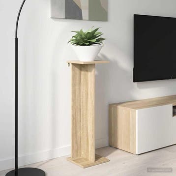 vidaXL Plantenstand Sonoma Eiken 25 x 25,5 x 80,5 cm Bewerkt, Verzenden