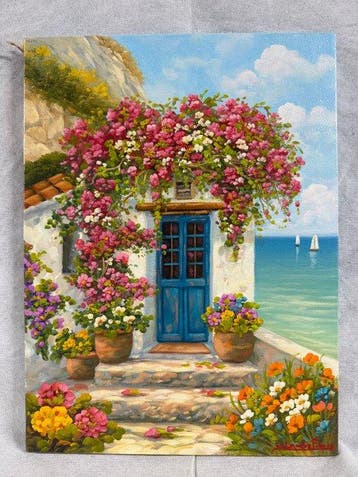 Gabriele Fabris (1958) - Paesaggio Mediterraneo