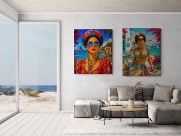 Yolanda López Calzadilla & Inés López Calzadilla - Frida en, Antiek en Kunst