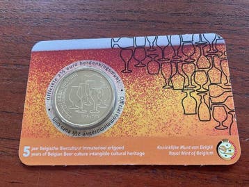 België. 2 1/2 Euro 2019/2021 (6 stuks) (Zonder minimumprijs)