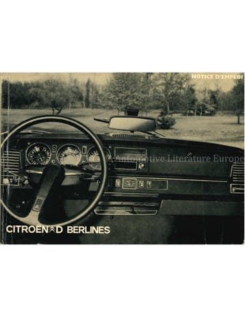 1973 CITROEN D DS SUPER SPECIAL INSTRUCTIEBOEKJE FRANS, Ophalen of Verzenden