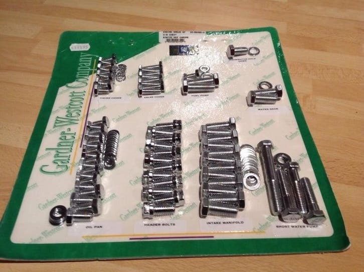 Chevy small-block motor bouten set, Autos : Pièces & Accessoires, Autres pièces automobiles, Enlèvement ou Envoi