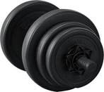 2dekans | Juskys – Dumbbel 10 kg – 45 x 2,5 cm – Voorzien, Ophalen of Verzenden