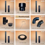 Geblauwde pijp 0,6mm / kachelpijpen bij 123rookkanaal, Huis en Inrichting, Kachels, Verzenden, Nieuw