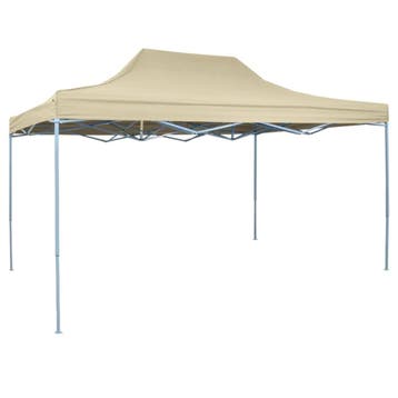 vidaXL Vouwtent pop-up 3x4,5 m crèmewit, Verzenden, Nieuw
