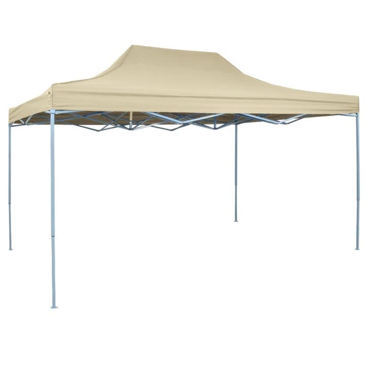 vidaXL Vouwtent pop-up 3x4,5 m crèmewit, Jardin & Terrasse, Tonnelles, Envoi