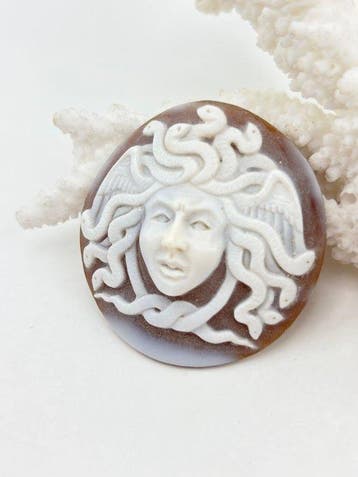 CASSIS MADAGASCARIENSIS Cameo - Handgesneden camee