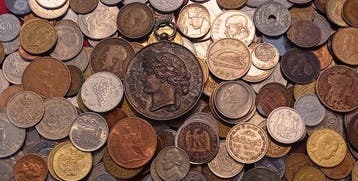 Wereld. Large lot of World Coins, 1800 to présent. (Zonder