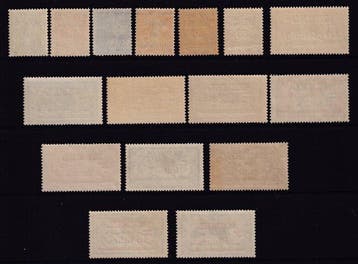 Memel 1920 - Émissions surimprimées sur des timbres-poste, Gestempeld
