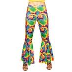 Flarebroek Hippie M, Kleding | Dames, Carnavalskleding en Feestkleding, Verzenden, Nieuw