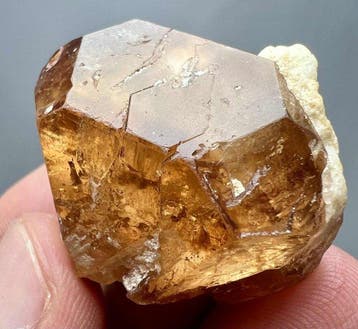 Topaas Kristal - Hoogte: 31 mm - Breedte: 27 mm- 30 g - (1)