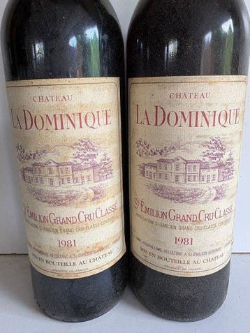 1981 Château La Dominique - Saint-Émilion Grand Cru Classé -, Verzamelen, Wijnen, Nieuw