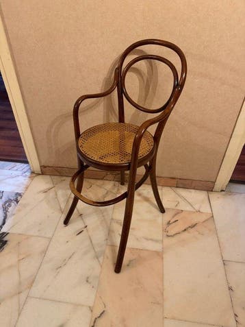 Chaise de salle à manger - Hêtre - chaise haute, Antiquités & Art