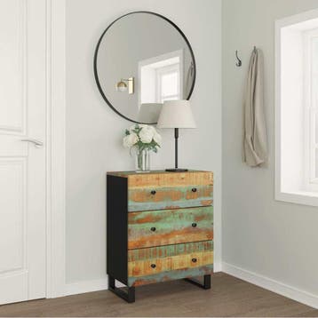 vidaXL Dressoir 60x33x75 cm massief gerecycled hout, Huis en Inrichting, Verzenden, Nieuw