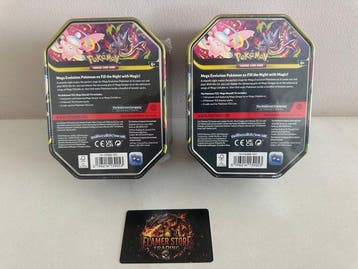 Pokémon - 2 Box - Mega Moonlit Tin Set - Mega Gengar ex &, Nieuw