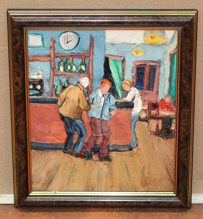 Arnaud Leturcq (1961) - Bar, Antiek en Kunst, Kunst | Schilderijen | Klassiek