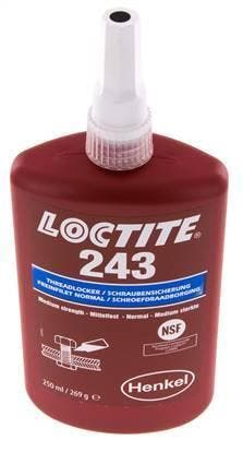 Loctite 243 Blauw 250 ml Draadlock, Verzenden